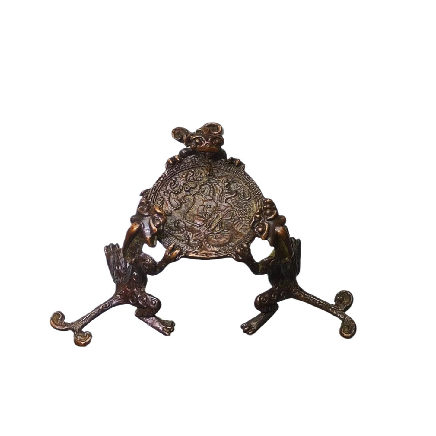 Brass Alloy Tripod Candlestick Candlestick Ornaments