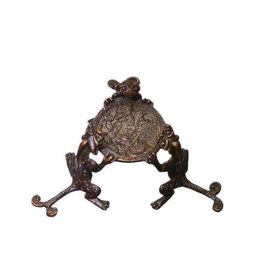 Brass Alloy Tripod Candlestick Candlestick Ornaments